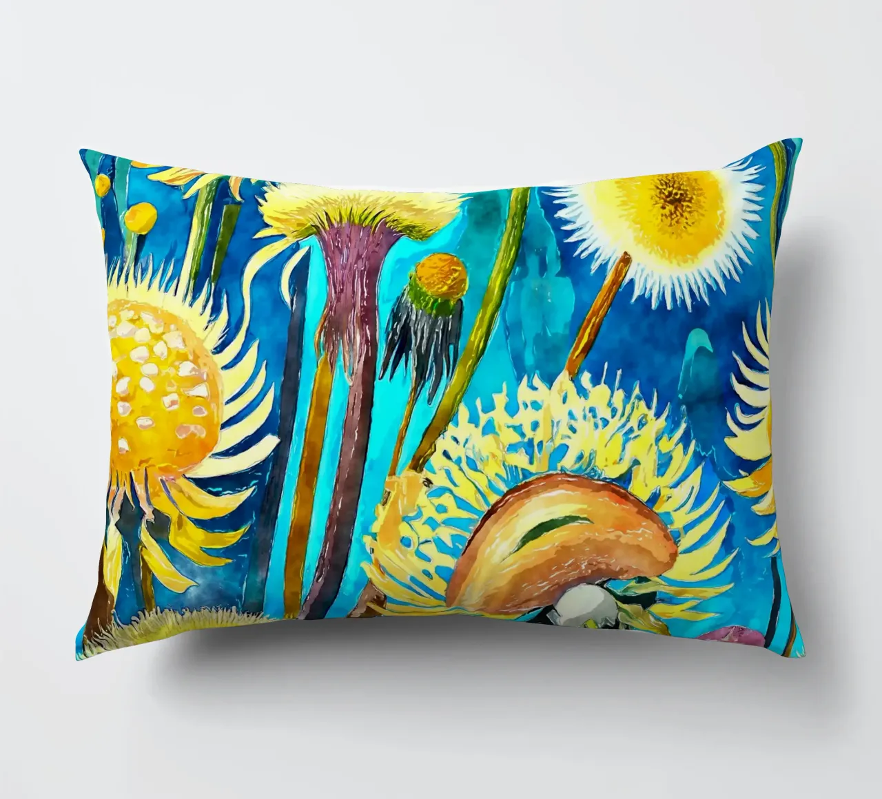 Pissenlits amusants coussin de Botanical Pattern House
