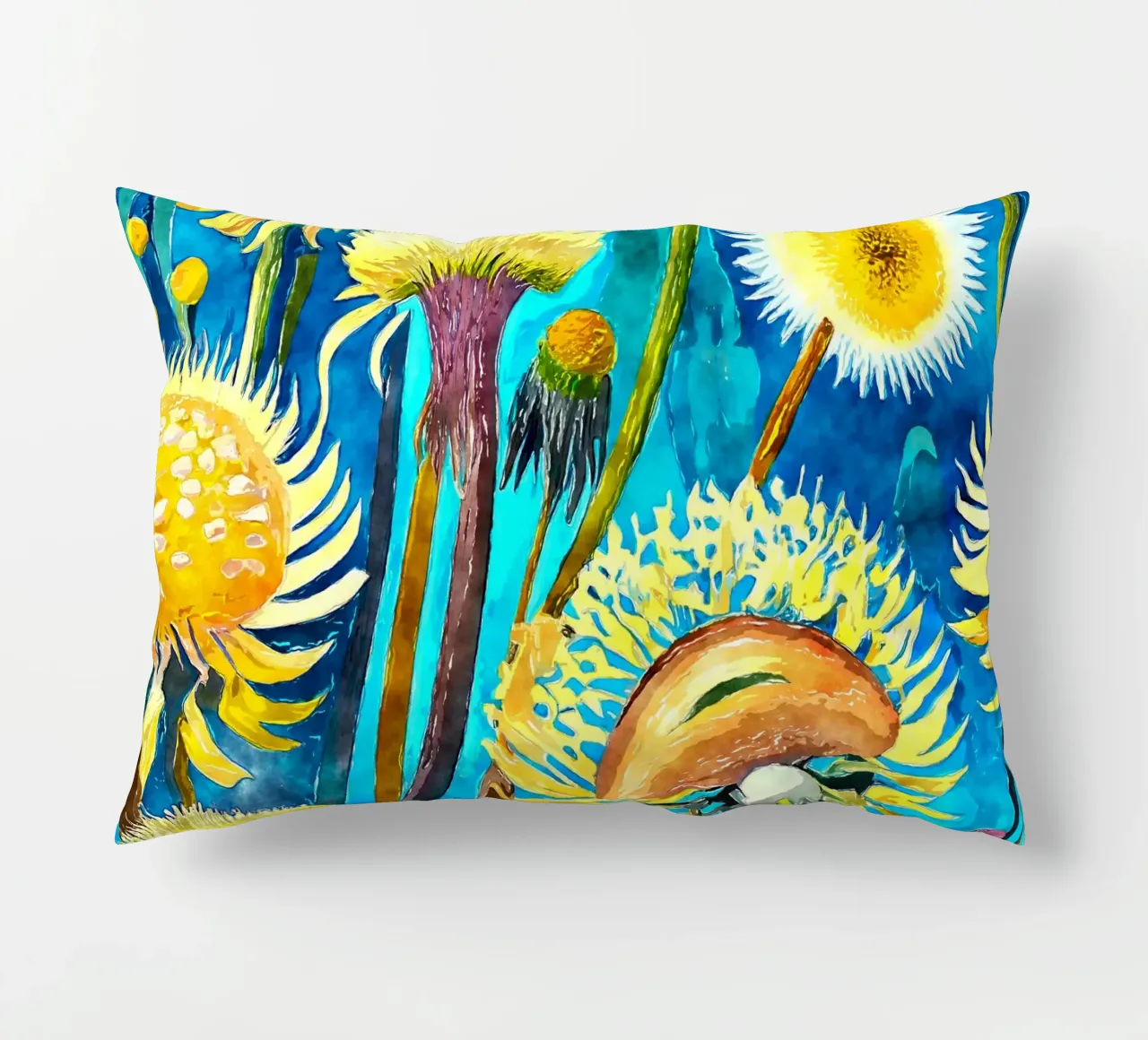 Pissenlits amusants coussin de Botanical Pattern House