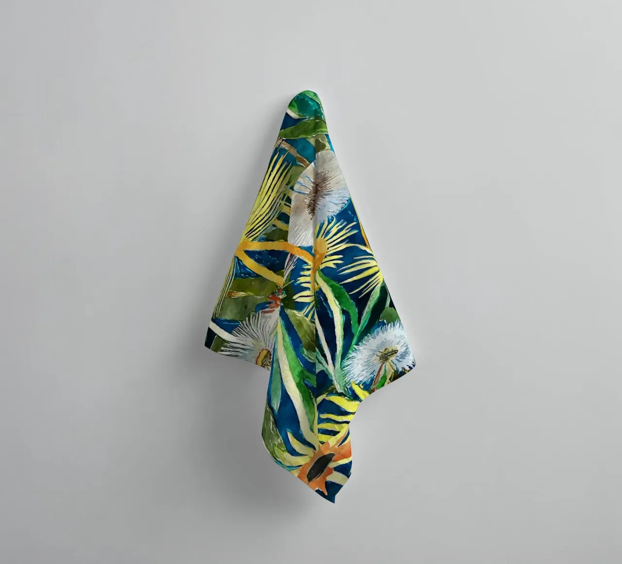 Funky Löwenzahn Handtuch von Botanical Pattern House