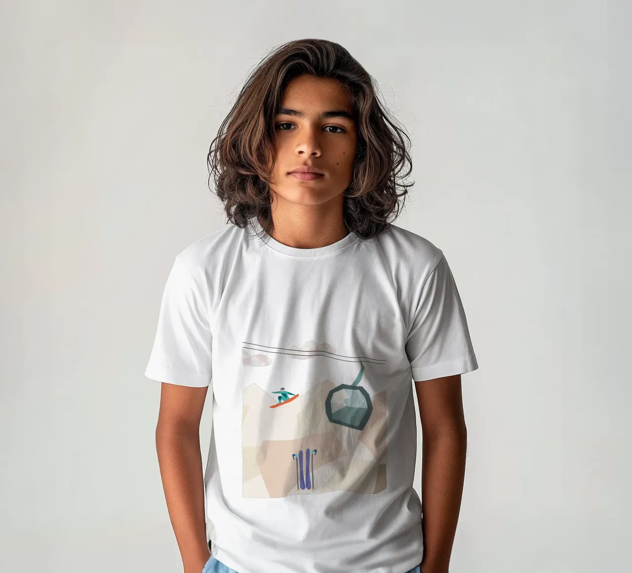 winter t-shirt bambini da FRICKE DESIGN