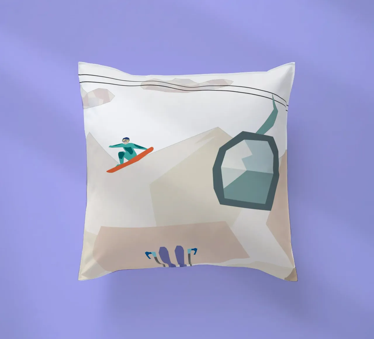 winter. decorative cushion by FRICKE DESIGN