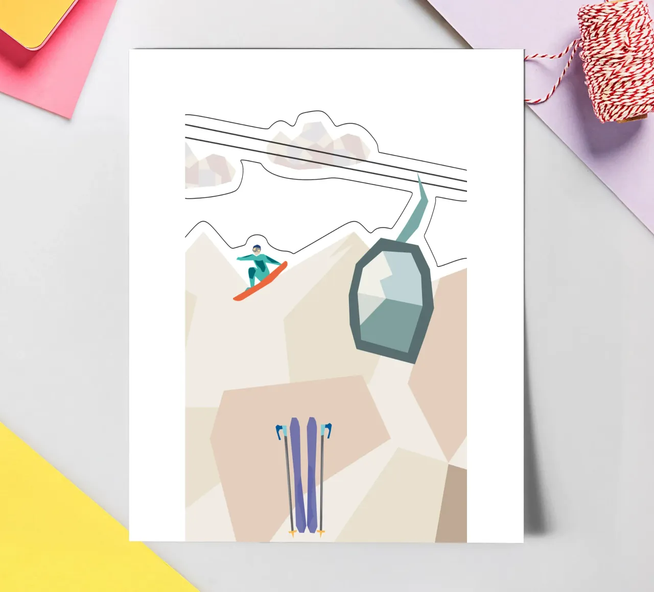 winter sticker sheet by FRICKE DESIGN