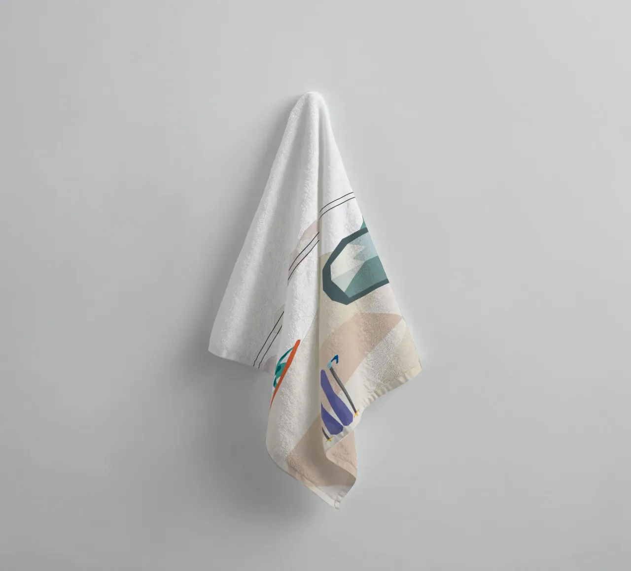 winter. towel by FRICKE DESIGN