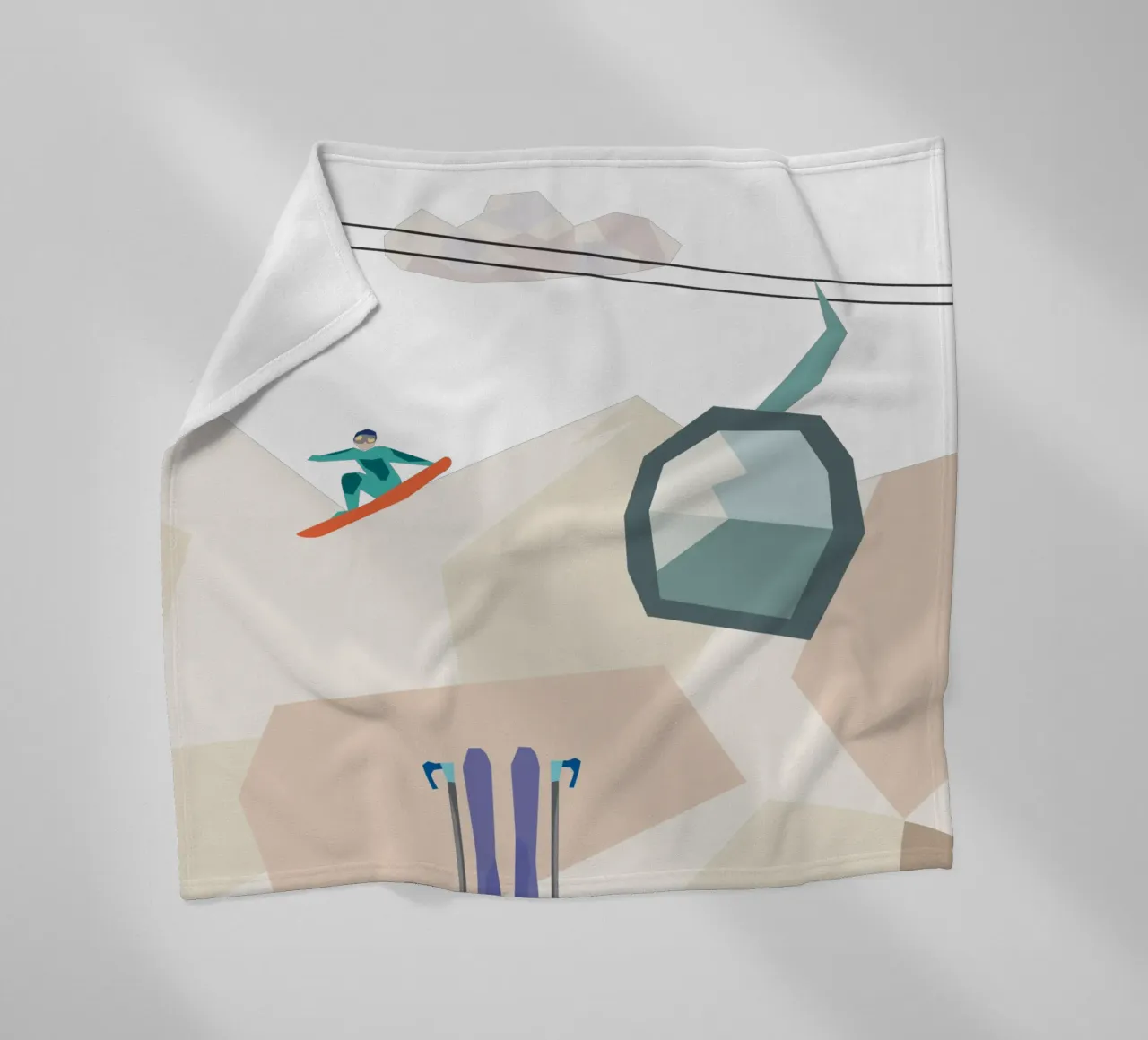 winter. Fleecedecke von FRICKE DESIGN