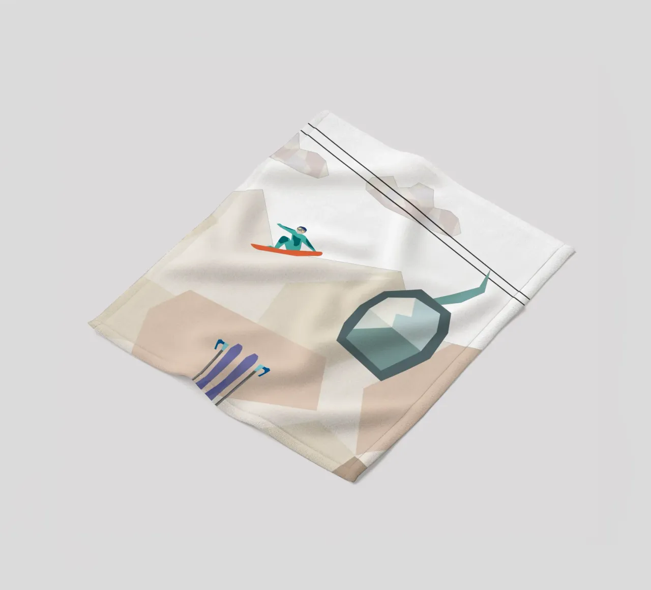 winter. Fleecedecke von FRICKE DESIGN