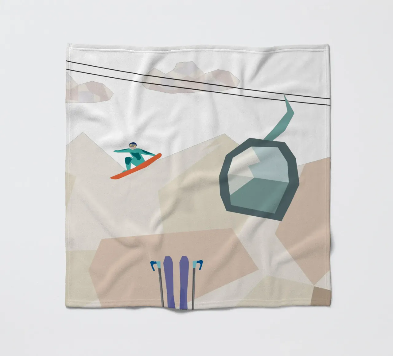 winter. Fleecedecke von FRICKE DESIGN