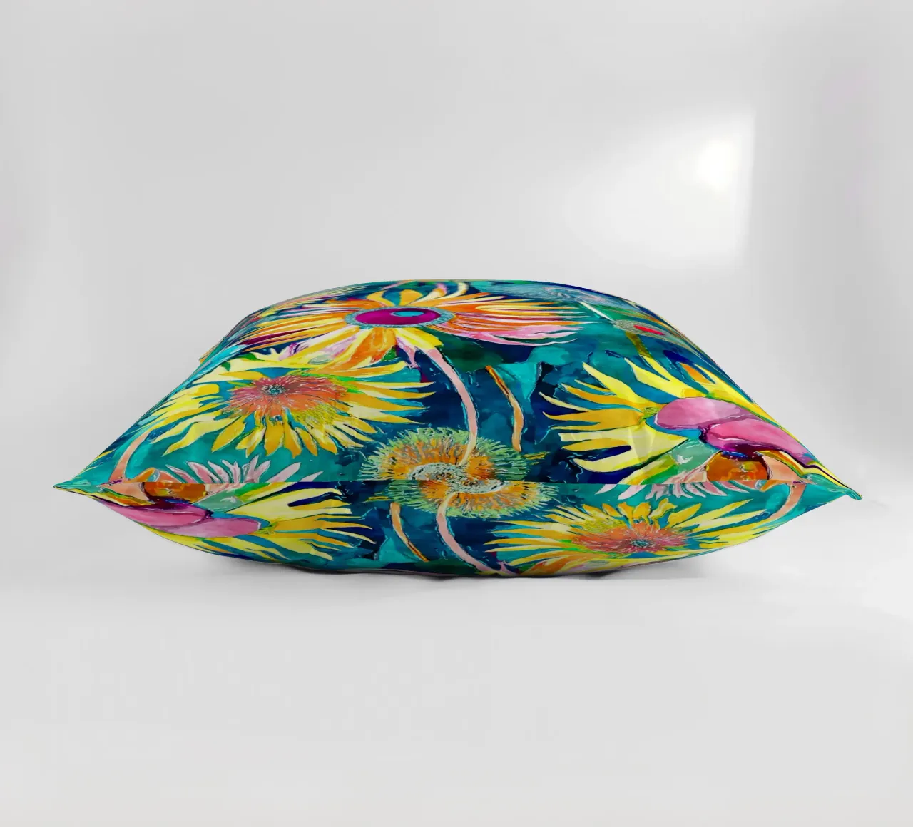Funky Dandelions decorative cushion by Botanical Pattern House