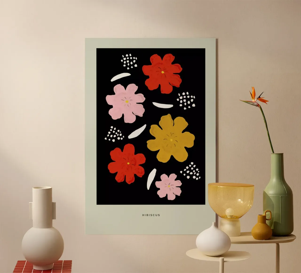 Hibiscus II Acryl-Glas von Studio One