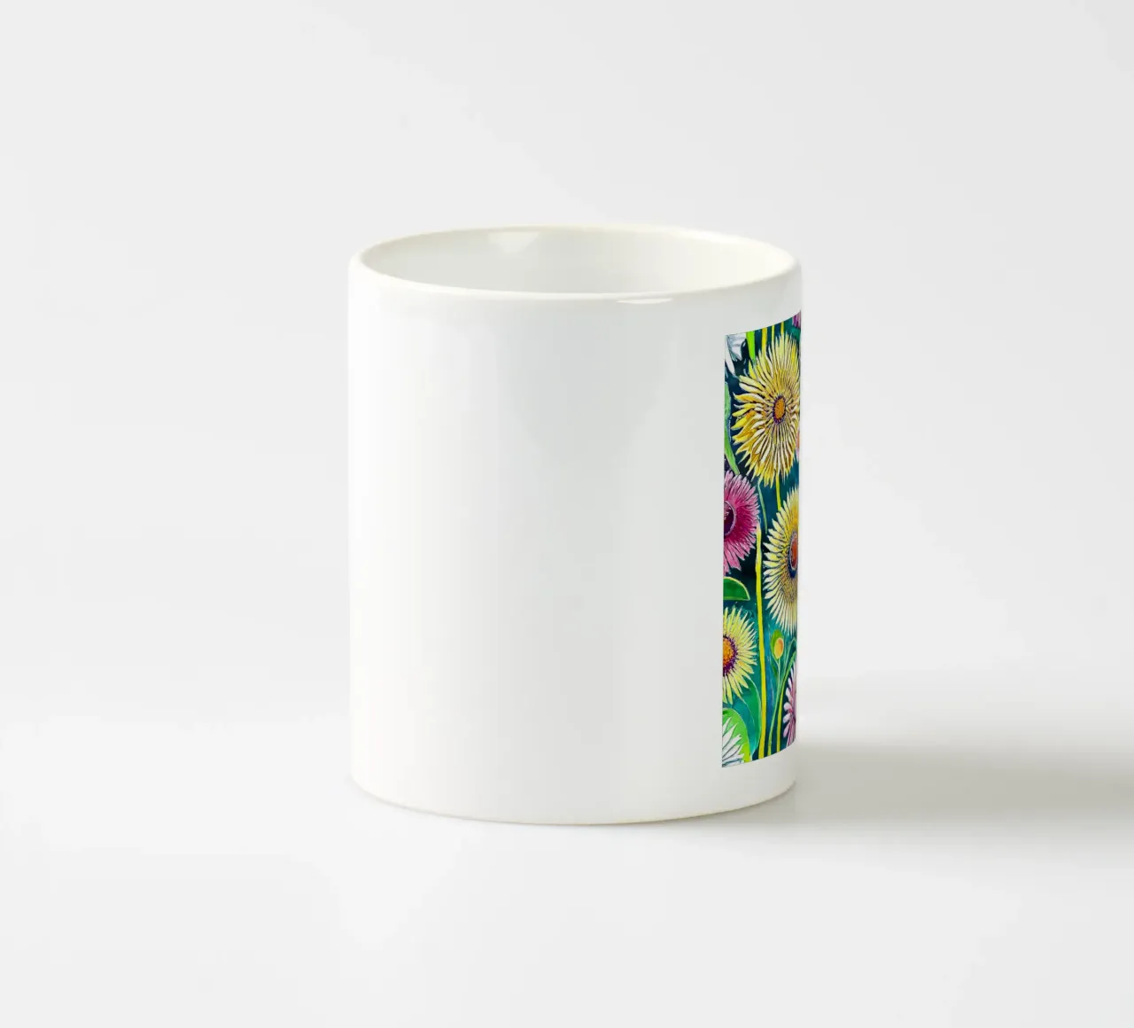 Denti di leone divertenti tazza in ceramica da Botanical Pattern House