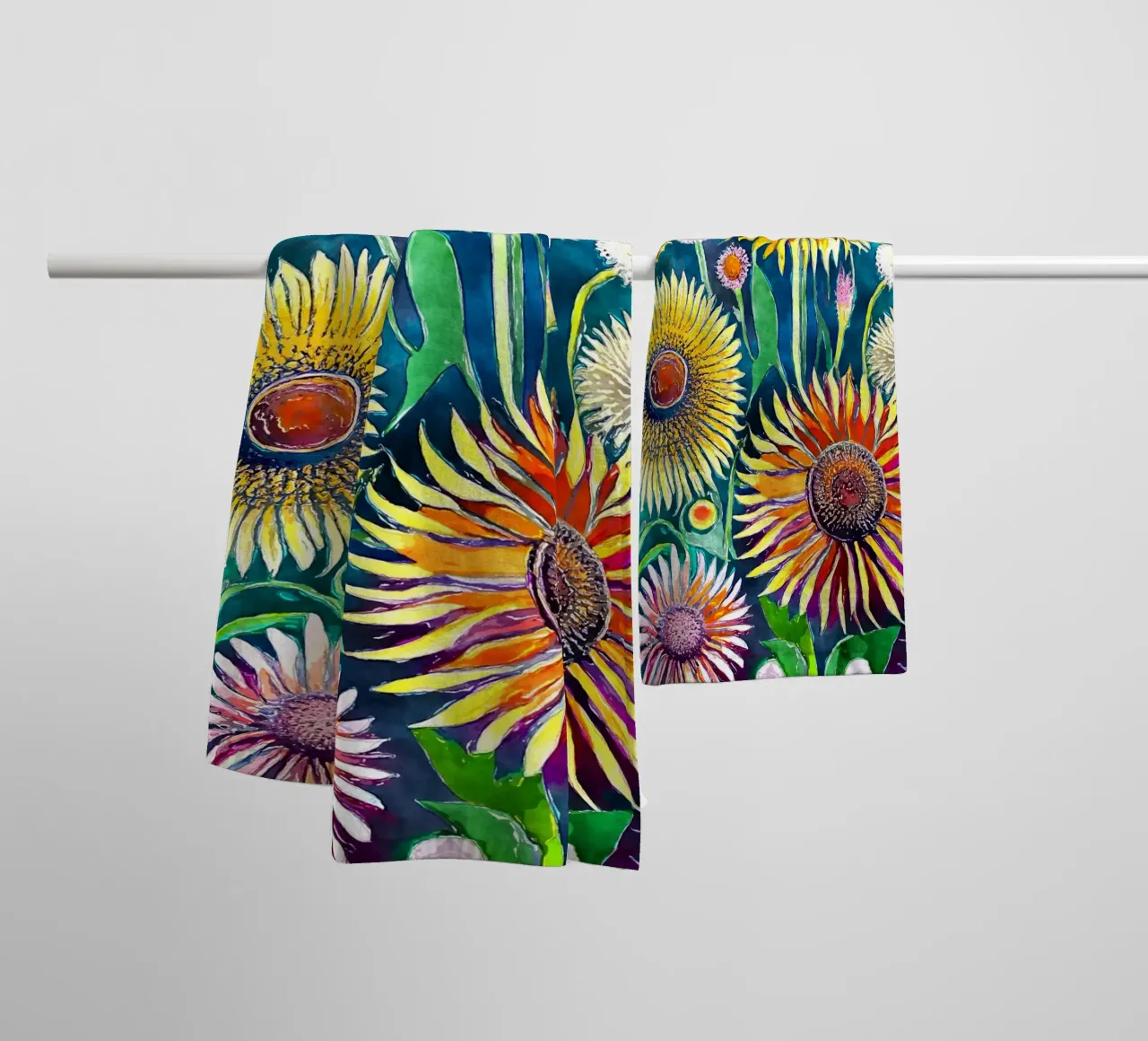 Denti di leone divertenti asciugamano da bagno da Botanical Pattern House