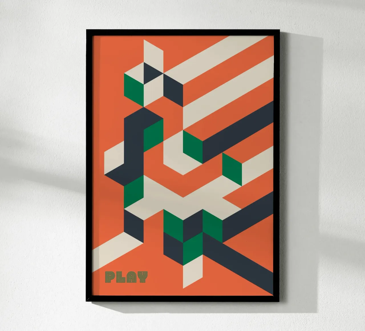 play. poster da FRICKE DESIGN