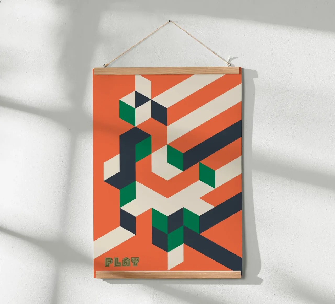 play. poster da FRICKE DESIGN