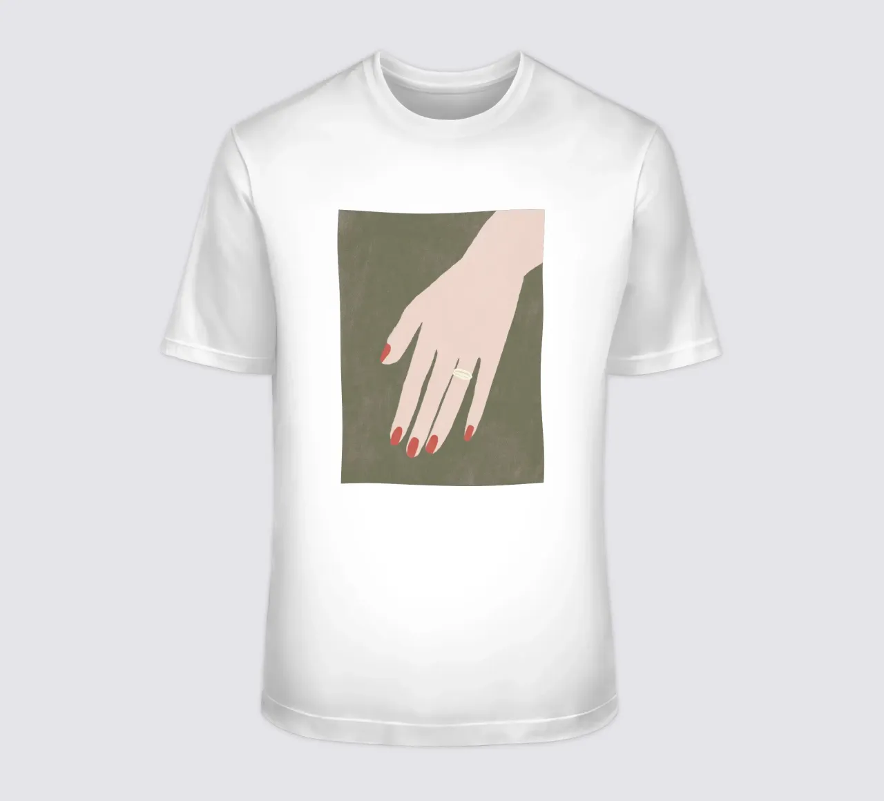 Jeu de doigts de l'élégance t-shirt de Carinaprint