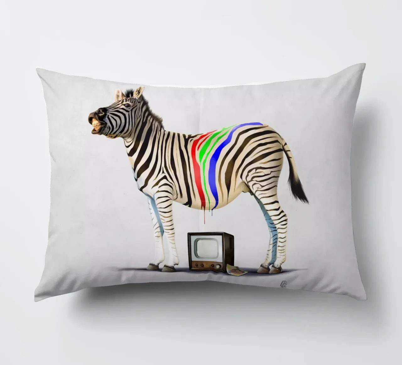 Fifty Three (Wordless) cuscino da Rob Art | Illustration