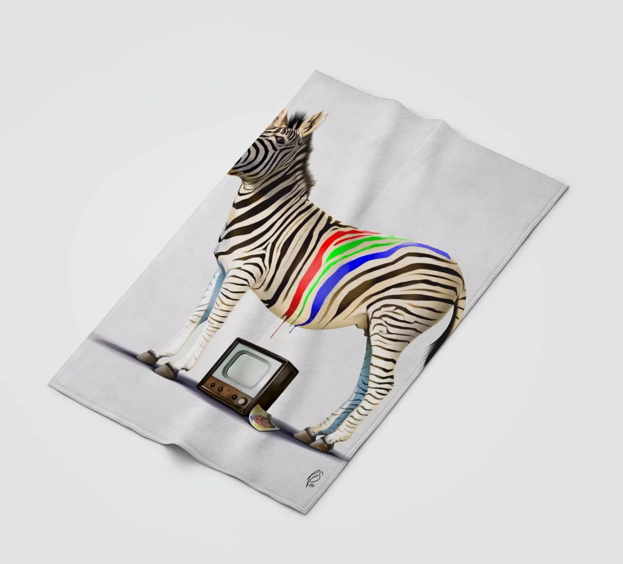 Fifty Three (Wordless) coperta in pile da Rob Art | Illustration