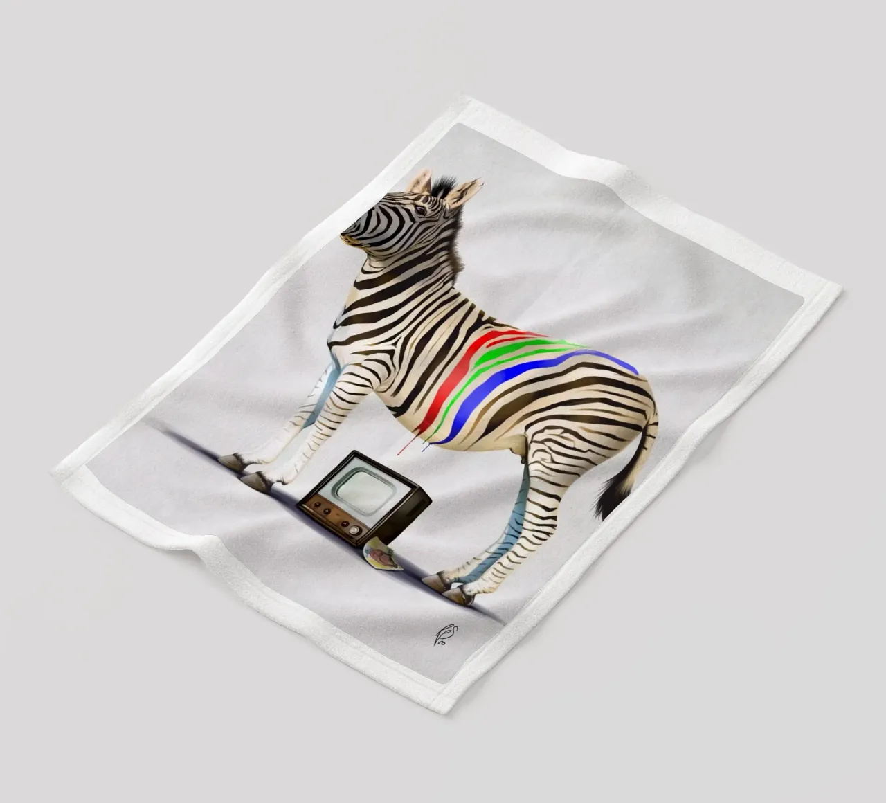 Fifty Three (Wordless) coperta in pile da Rob Art | Illustration