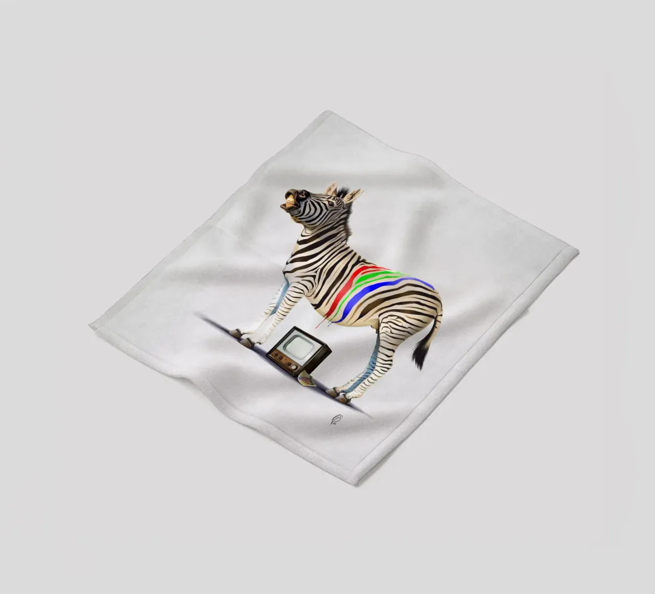 Fifty Three (Wordless) coperta in pile da Rob Art | Illustration