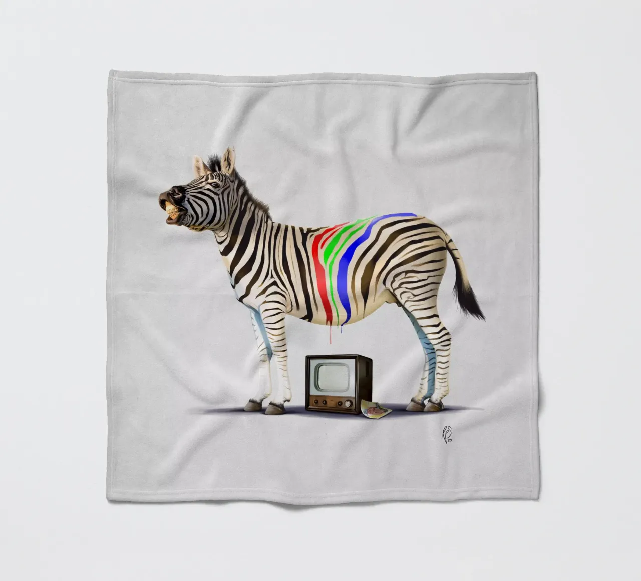 Fifty Three (Wordless) coperta in pile da Rob Art | Illustration