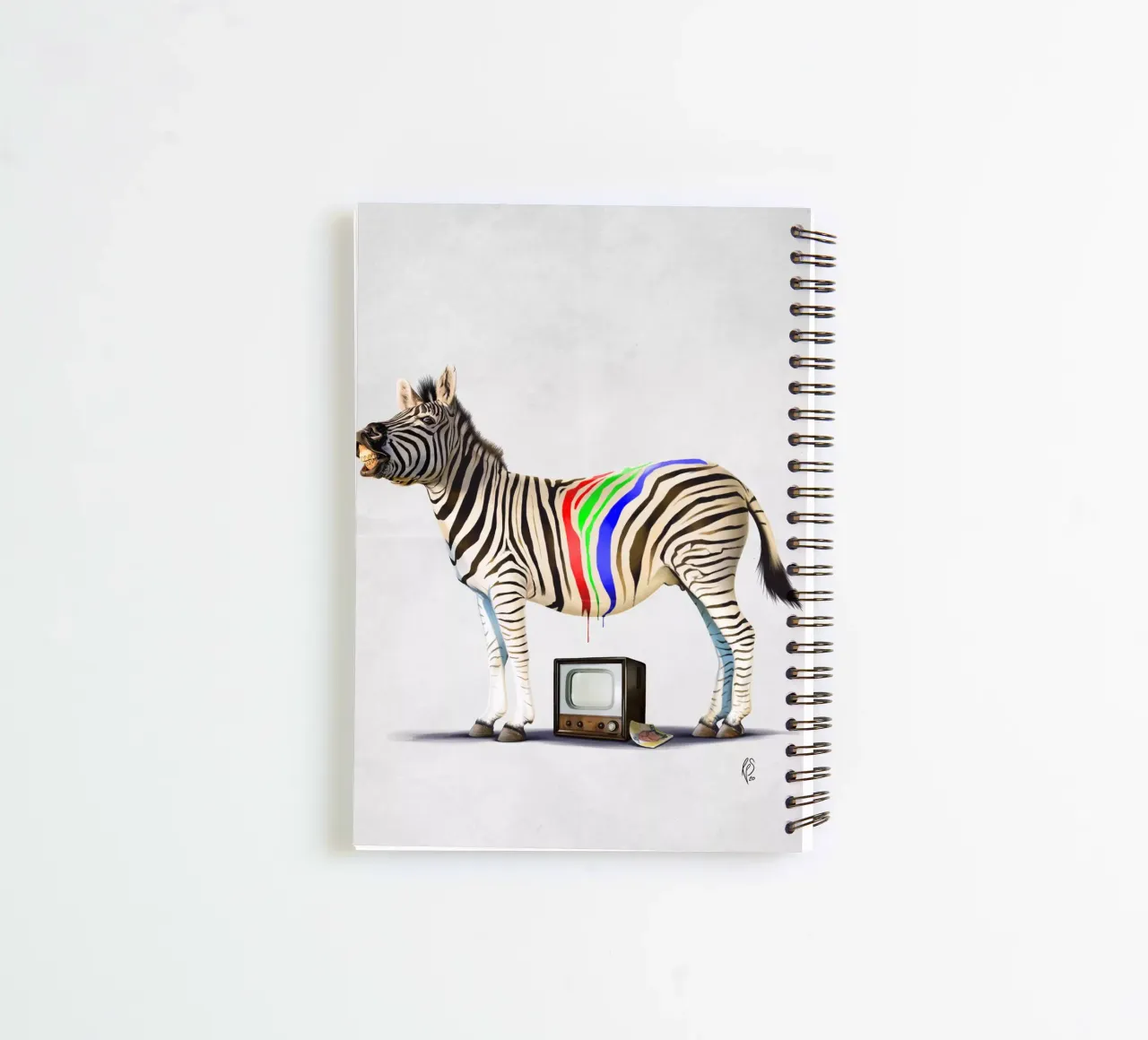 Fifty Three (Wordless) spiral notebook by Rob Art | Illustration