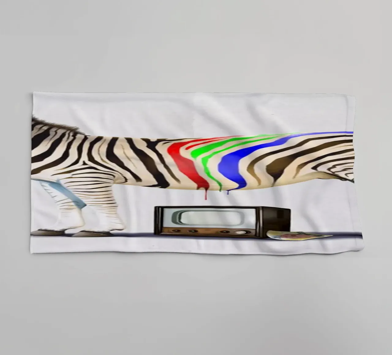 Fifty Three (Wordless) asciugamano da bagno da Rob Art | Illustration