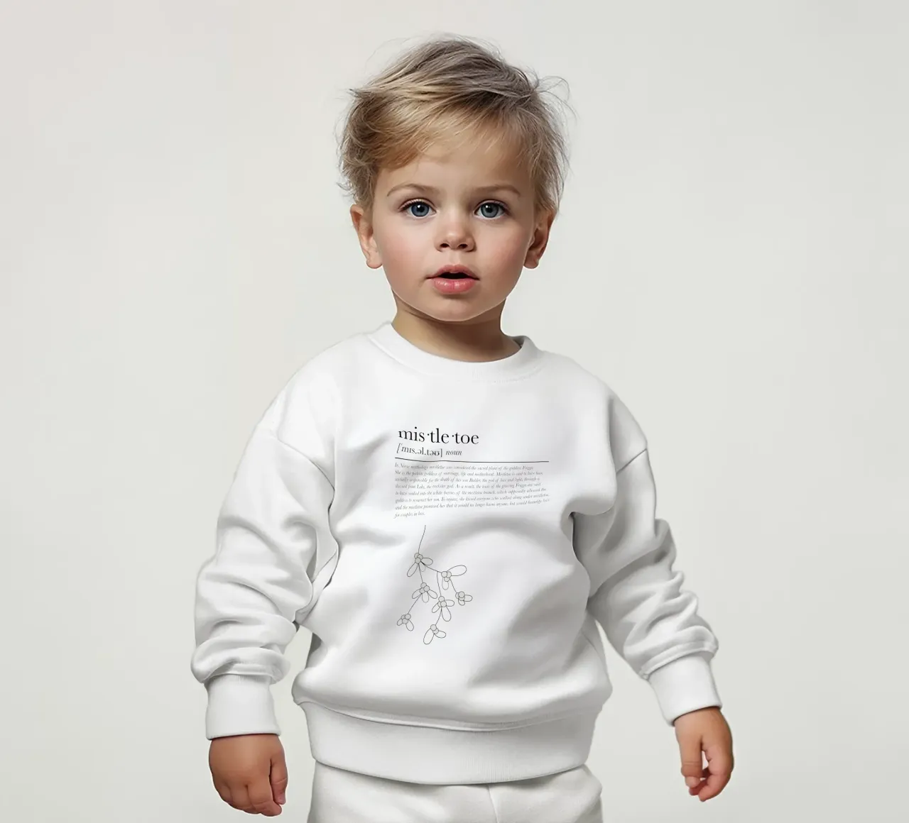 vischio. felpa neonato da FRICKE DESIGN