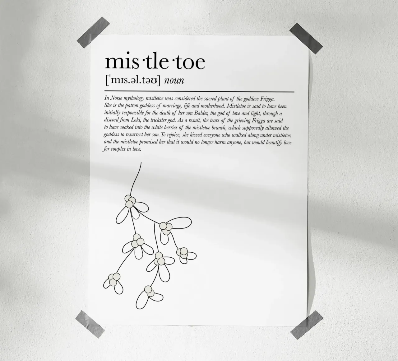 vischio. poster con telaio in legno da FRICKE DESIGN