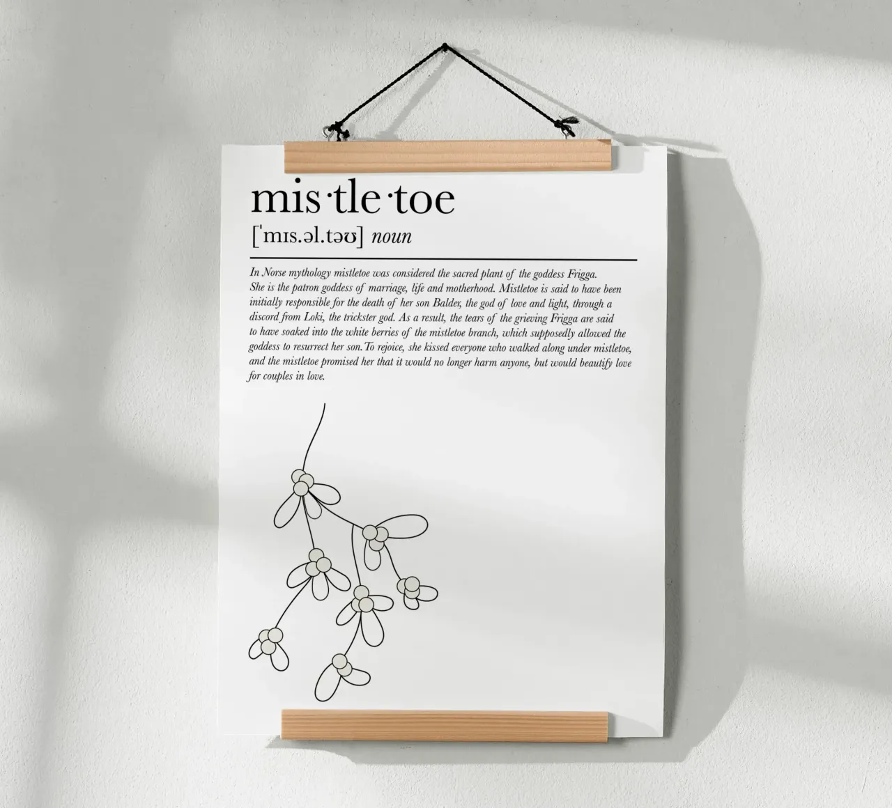 vischio. poster con telaio in legno da FRICKE DESIGN