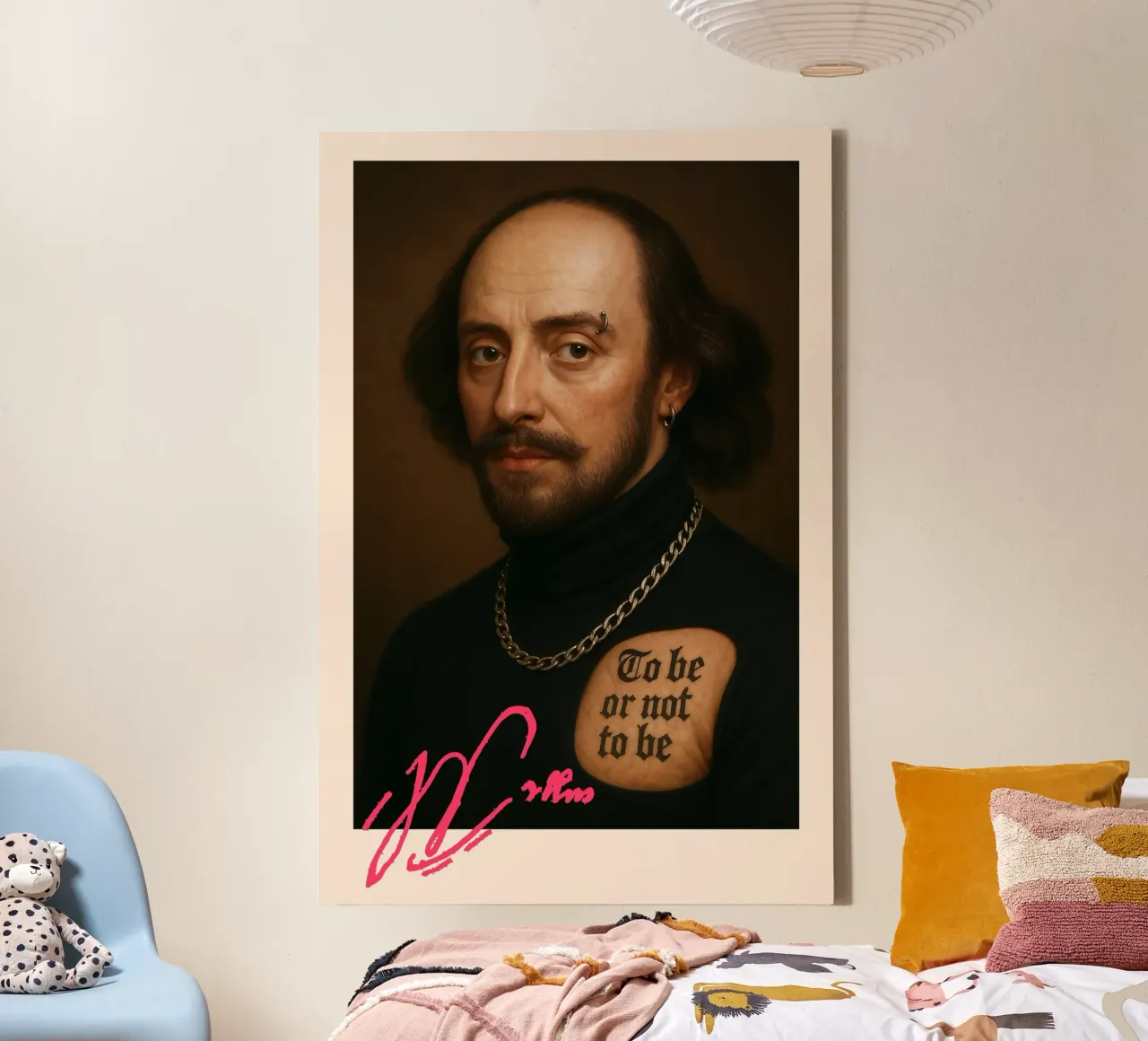 Shakespeare – Ink & Irony Leinwand von CNTRL