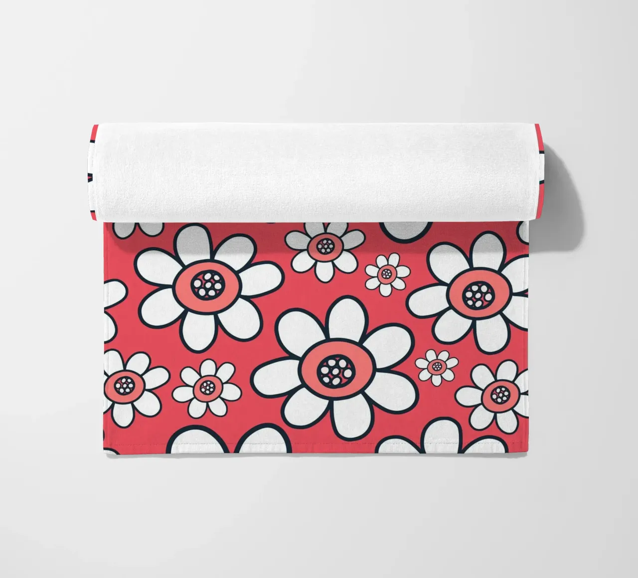 Happy Bloom Doodles beach towel by Happy Littles