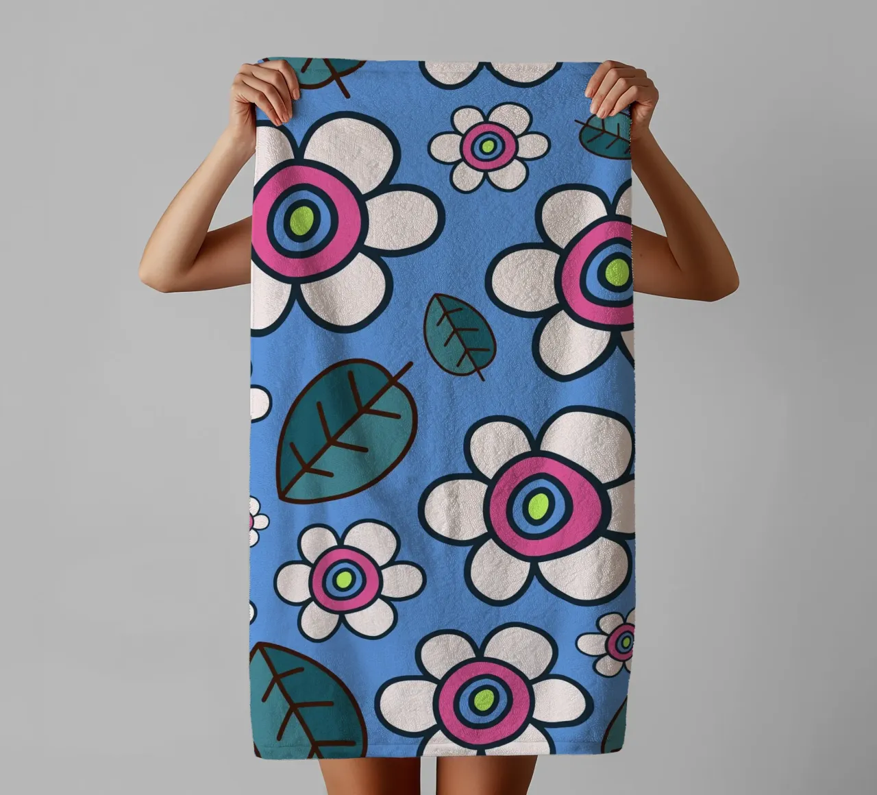 Scarabocchi Happy Bloom asciugamano da bagno da Happy Littles