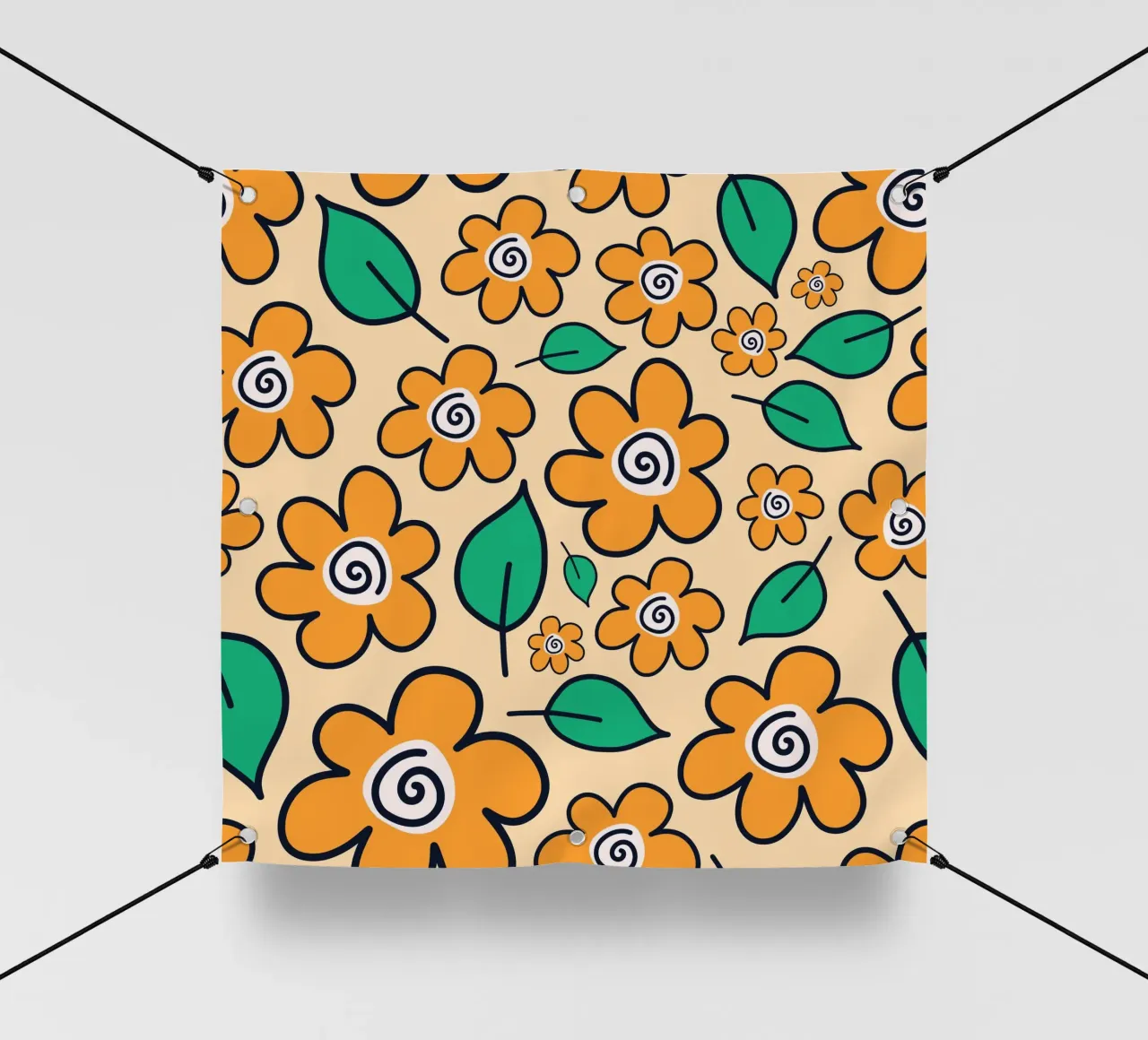 Happy Bloom Doodles pvc cover by Happy Littles