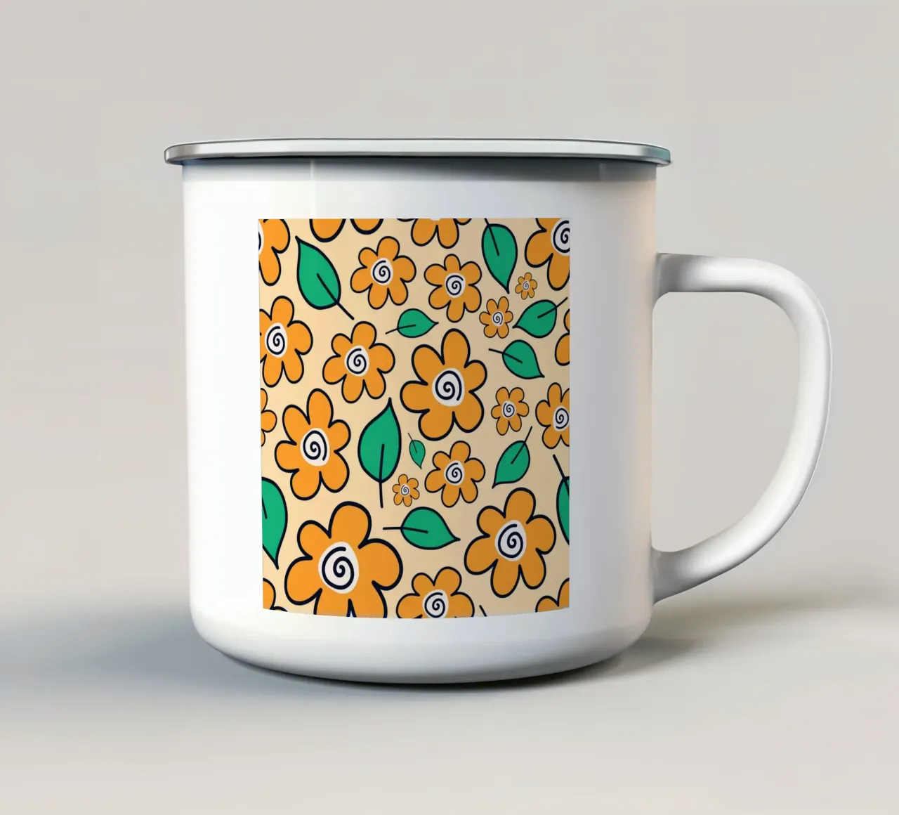 Scarabocchi Happy Bloom tazza in smalto da Happy Littles