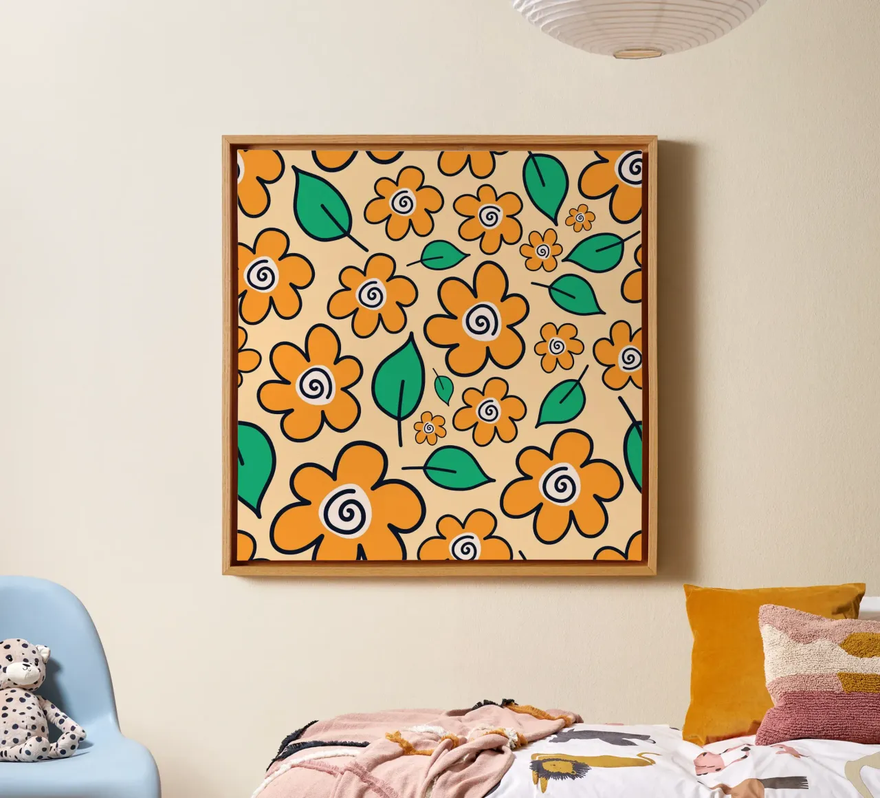 Happy Bloom Doodles canvas by Happy Littles