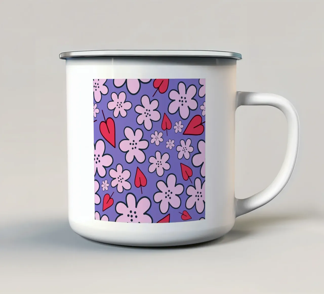 Scarabocchi Happy Bloom tazza in smalto da Happy Littles