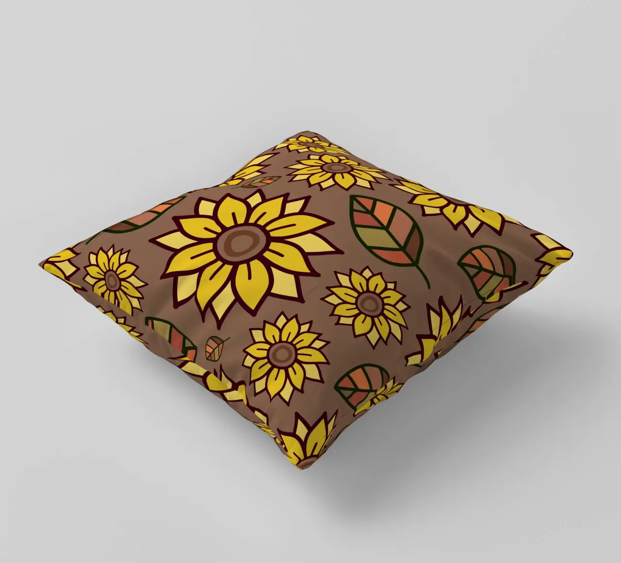 Happy Bloom Doodles decorative cushion by Happy Littles
