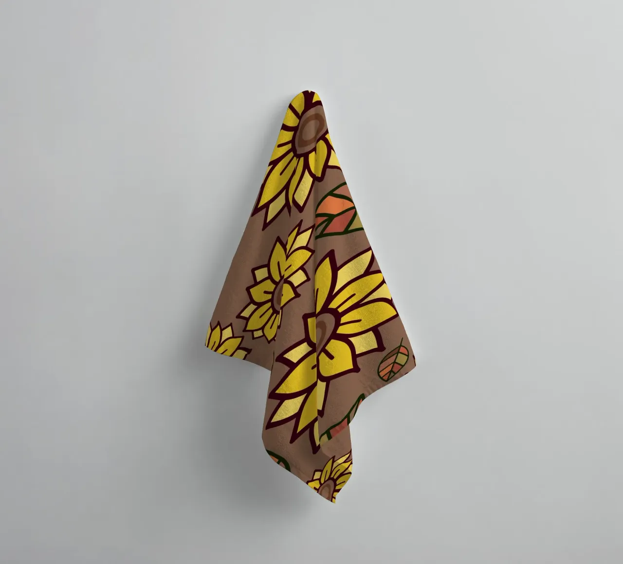 Happy Bloom Doodles towel by Happy Littles