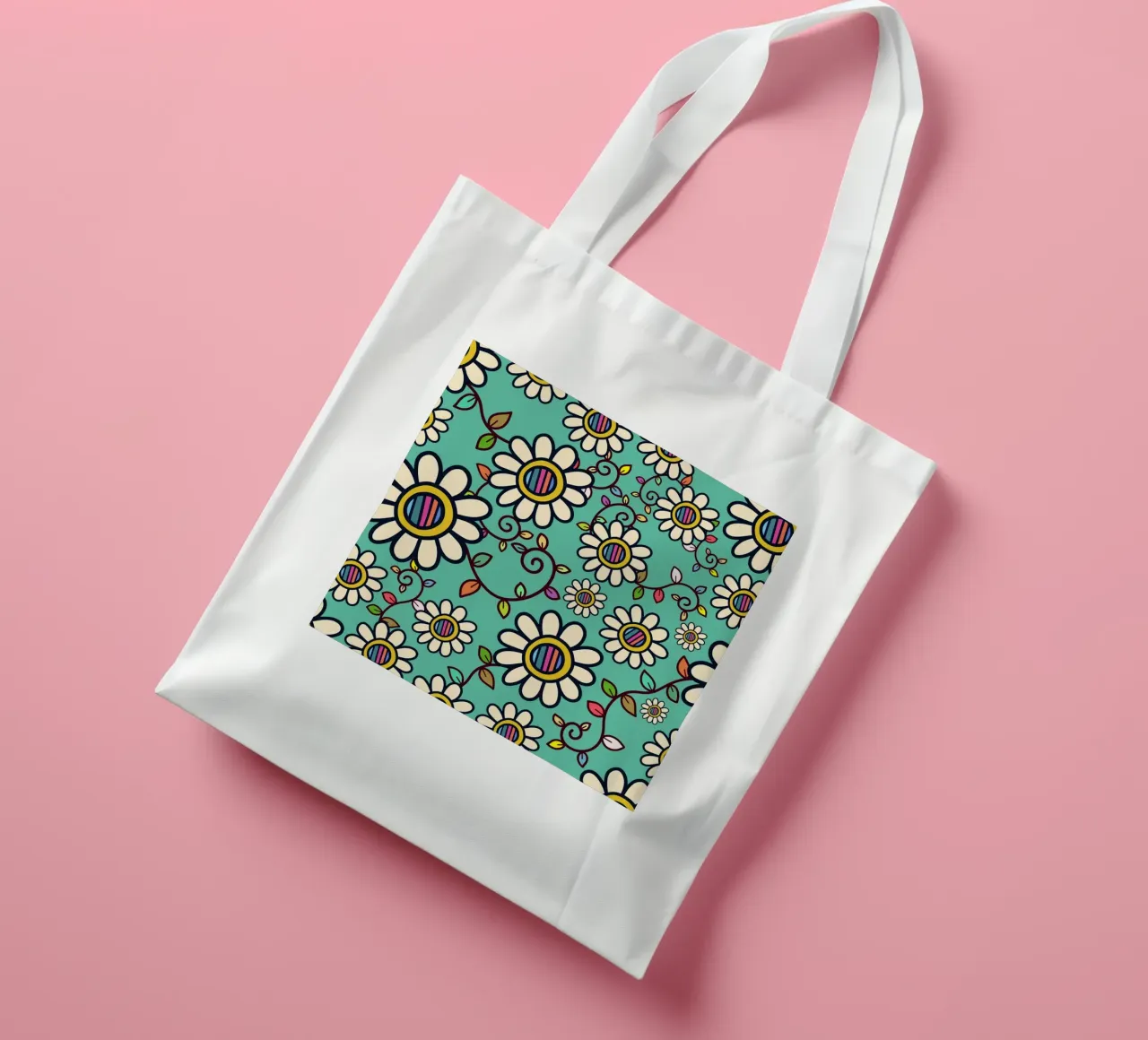 Happy Bloom Doodles tote bag by Happy Littles