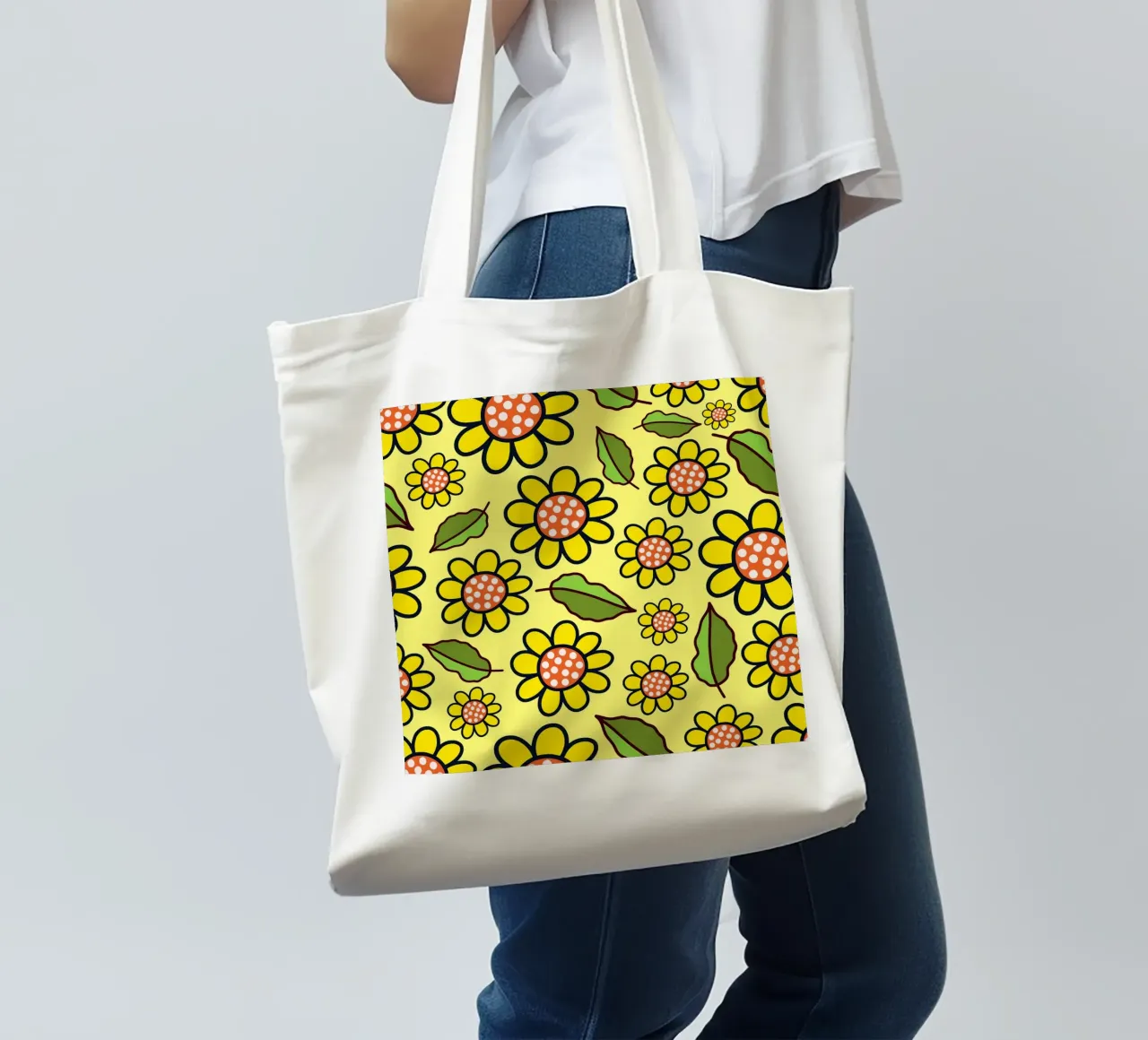 Happy Bloom Doodles tote bag by Happy Littles