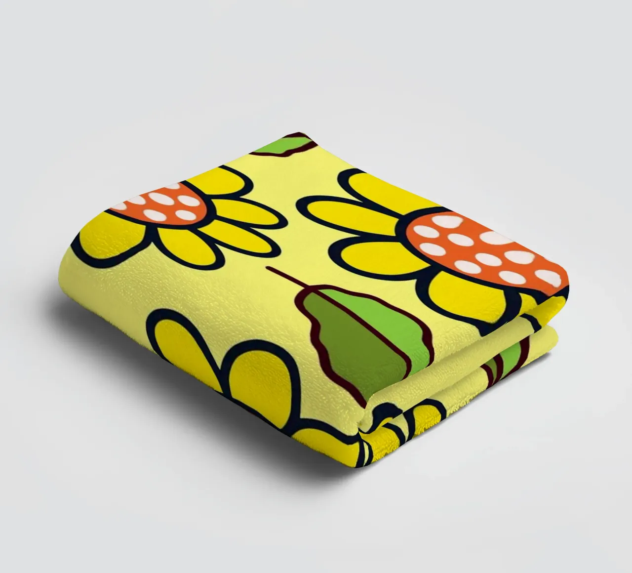 Happy Bloom Doodles towel by Happy Littles