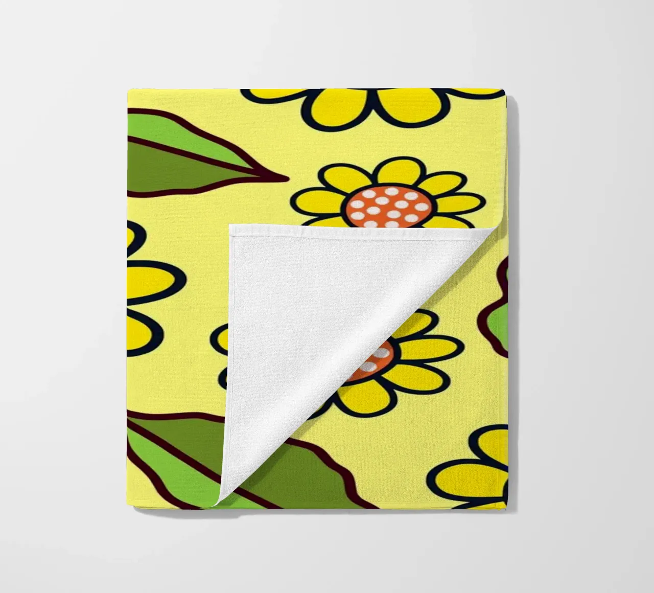 Happy Bloom Doodles beach towel by Happy Littles