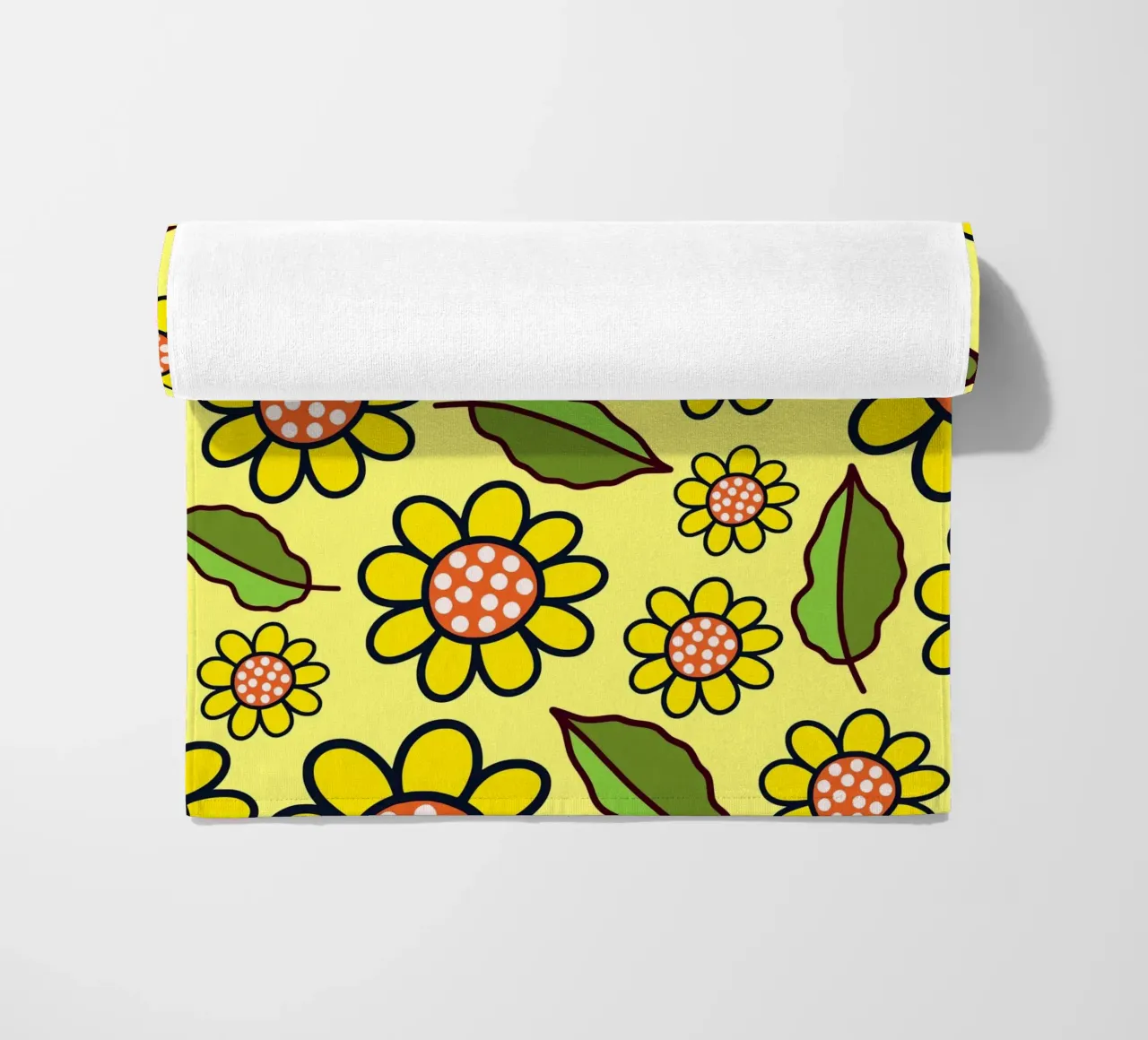 Happy Bloom Doodles beach towel by Happy Littles