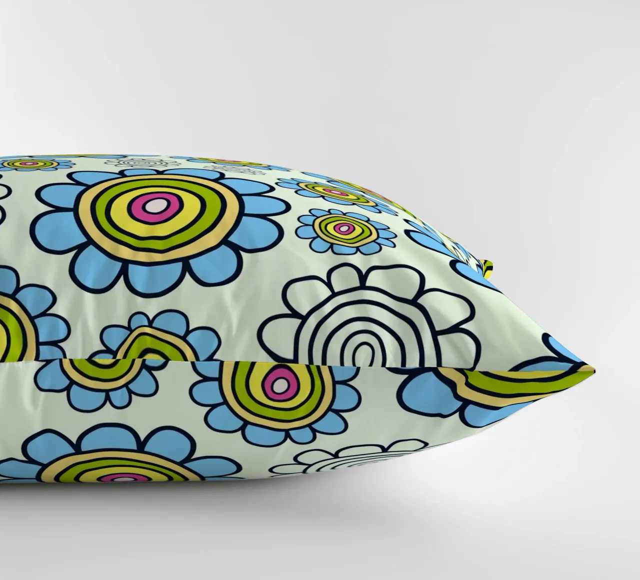 Happy Bloom Doodles decorative cushion by Happy Littles