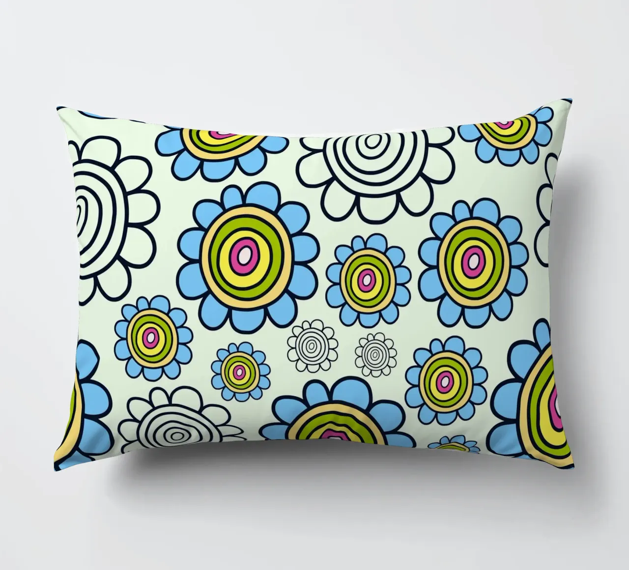 Happy Bloom Doodles decorative cushion by Happy Littles