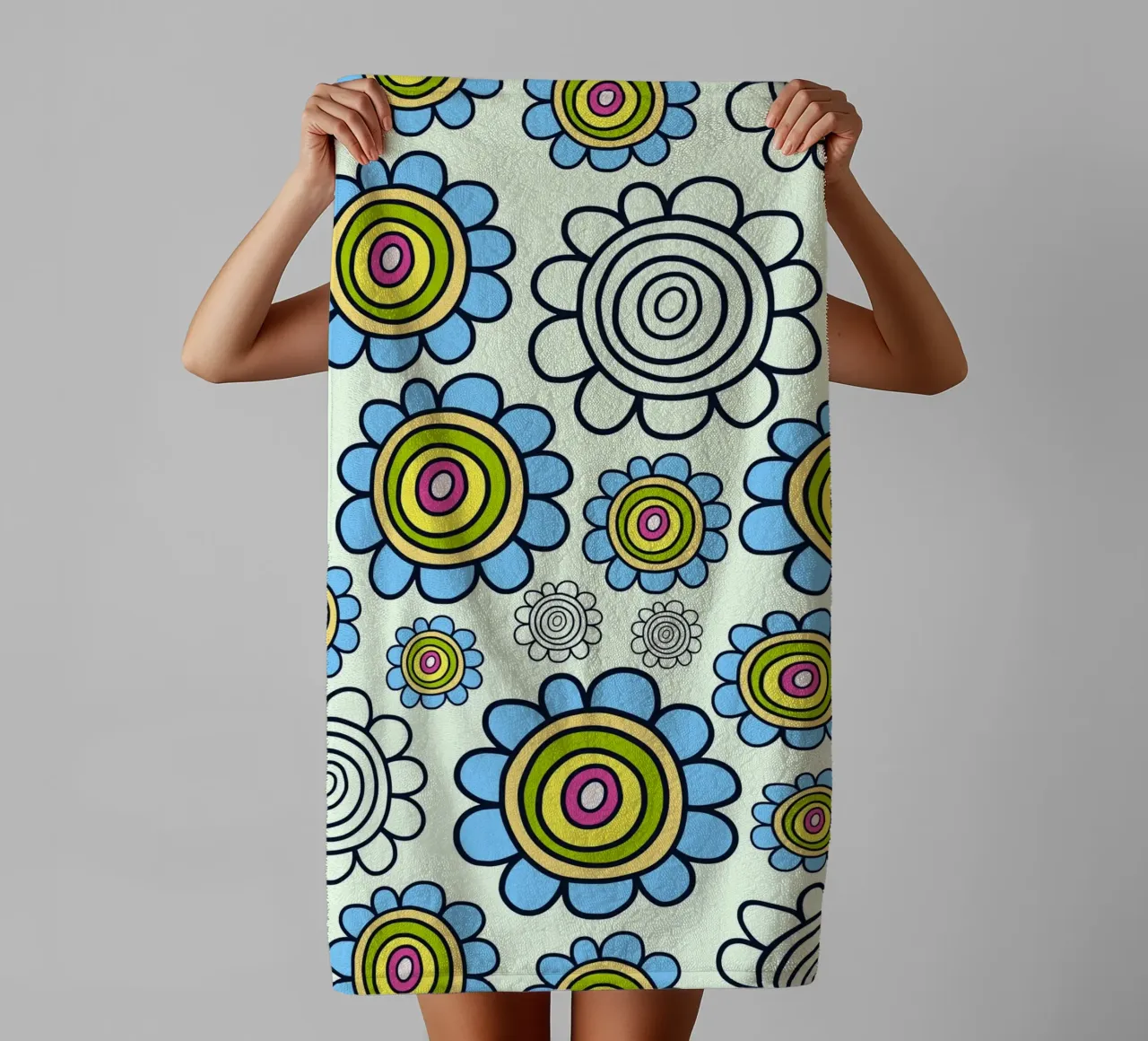 Scarabocchi Happy Bloom asciugamano da bagno da Happy Littles