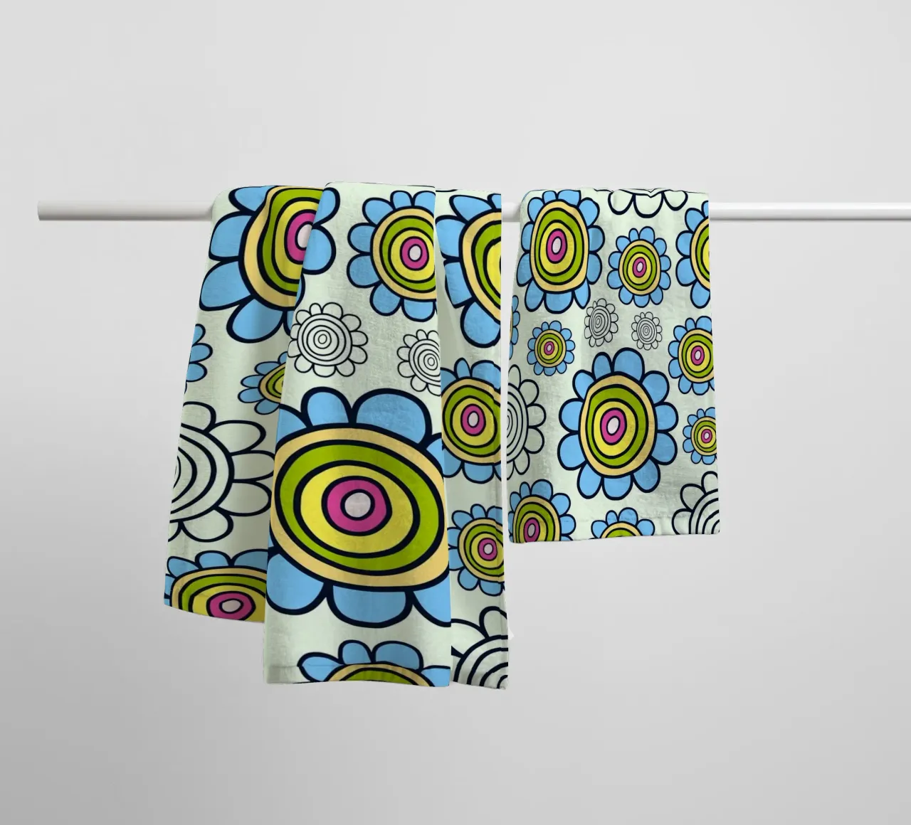 Scarabocchi Happy Bloom asciugamano da bagno da Happy Littles