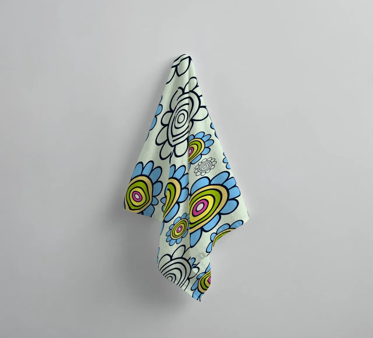 Scarabocchi Happy Bloom asciugamano da bagno da Happy Littles