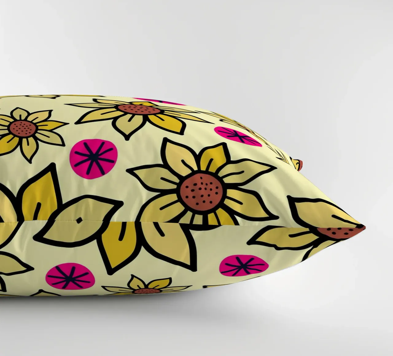 Happy Bloom Doodles decorative cushion by Happy Littles