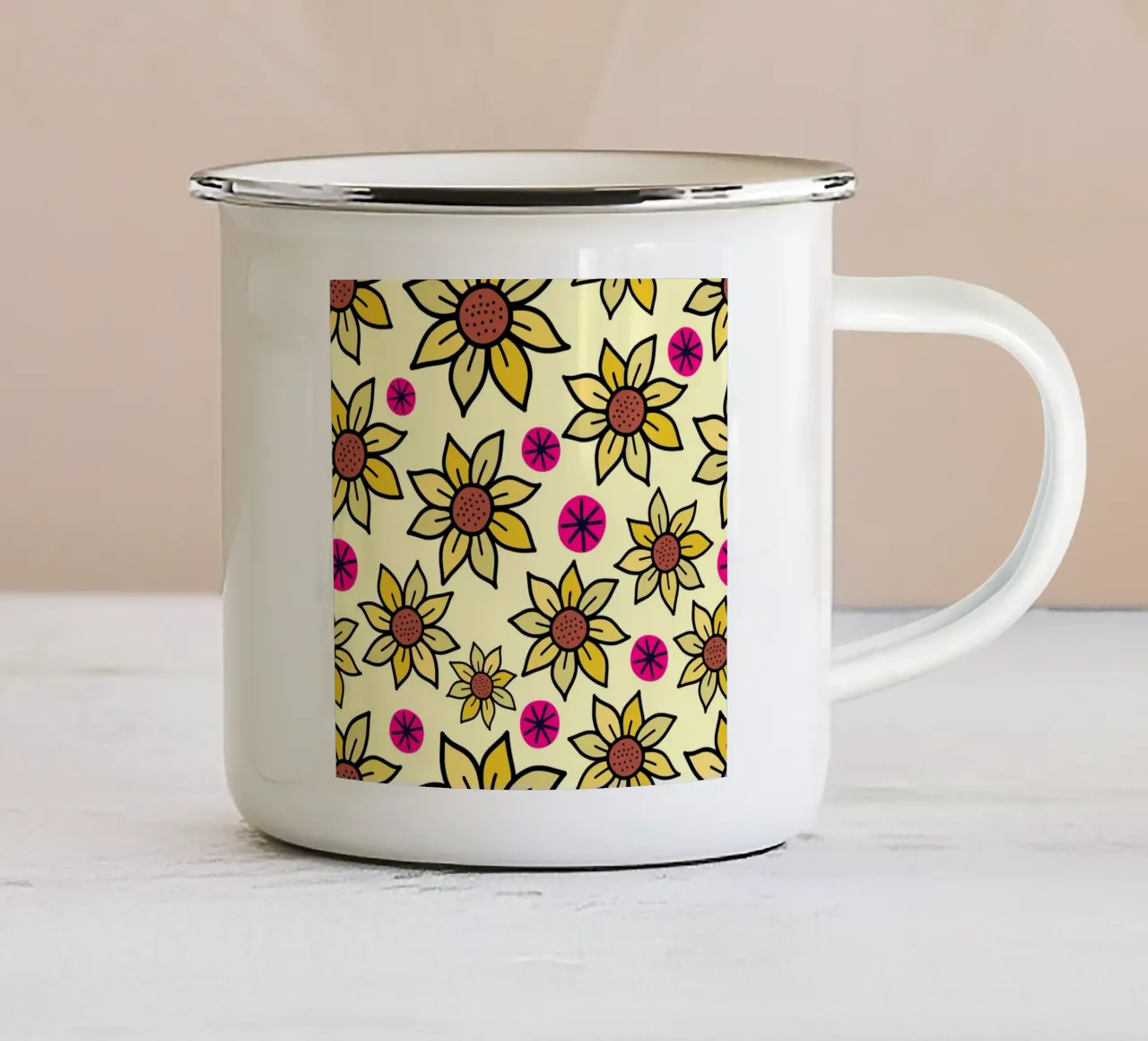 Scarabocchi Happy Bloom tazza in smalto da Happy Littles