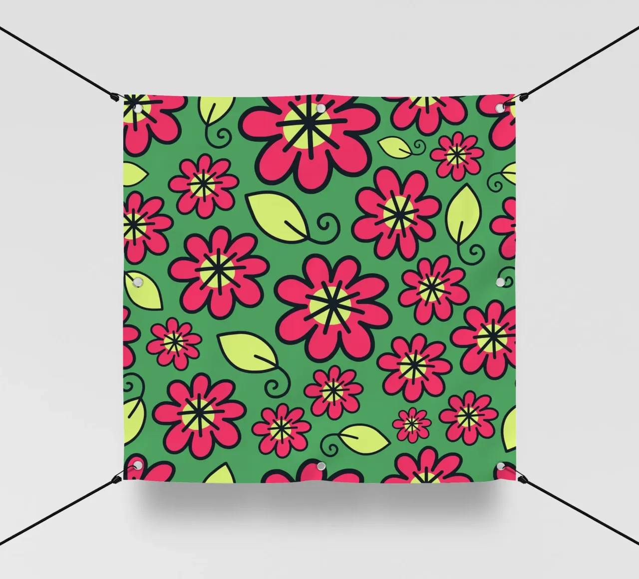 Scarabocchi Happy Bloom telo in pvc da Happy Littles