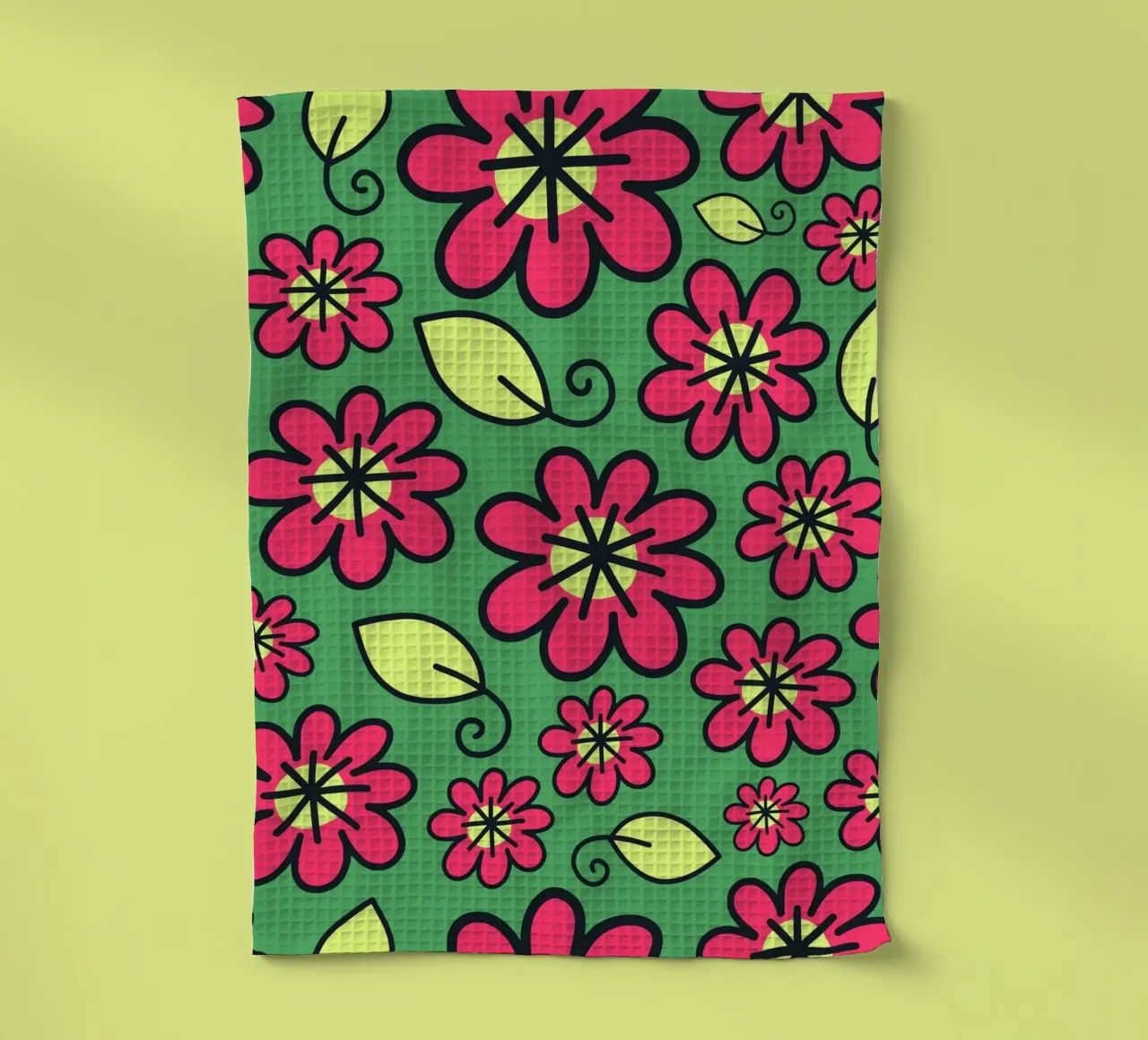 Scarabocchi Happy Bloom canovaccio da cucina da Happy Littles